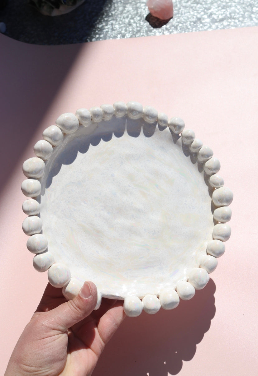 Holographic String Of Pearls Plate ~ Second