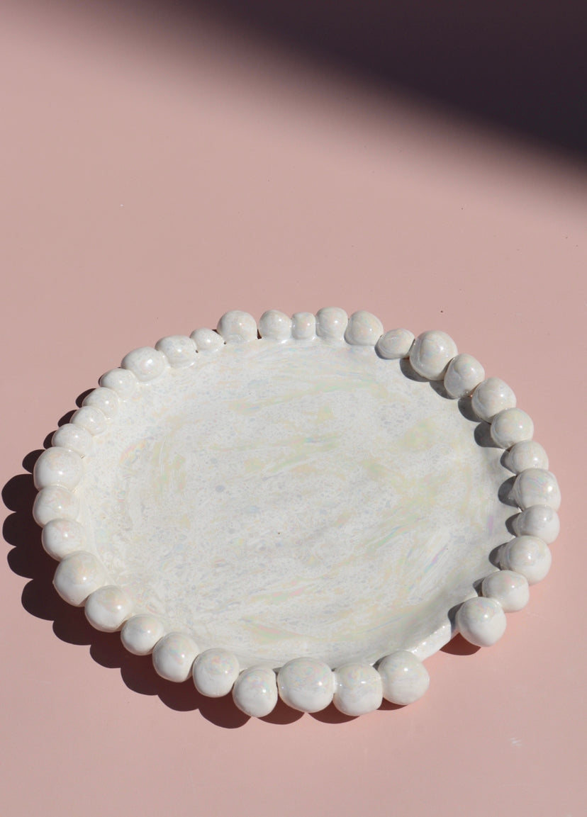 Holographic String Of Pearls Plate ~ Second
