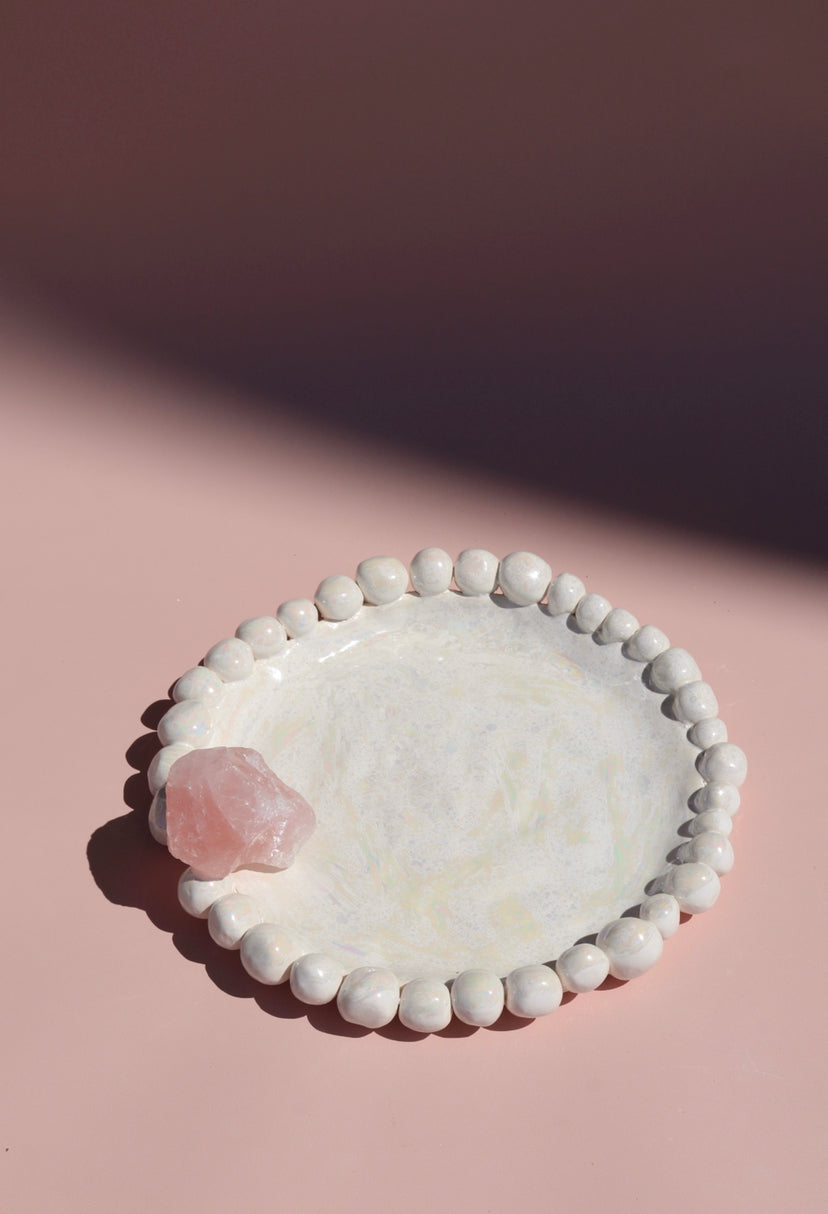 Holographic String Of Pearls Plate ~ Second