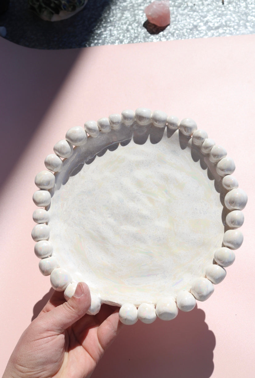 Holographic String Of Pearls Plate ~ Second