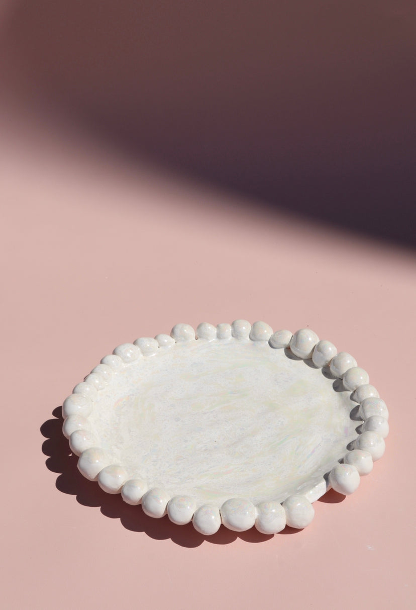 Holographic String Of Pearls Plate ~ Second