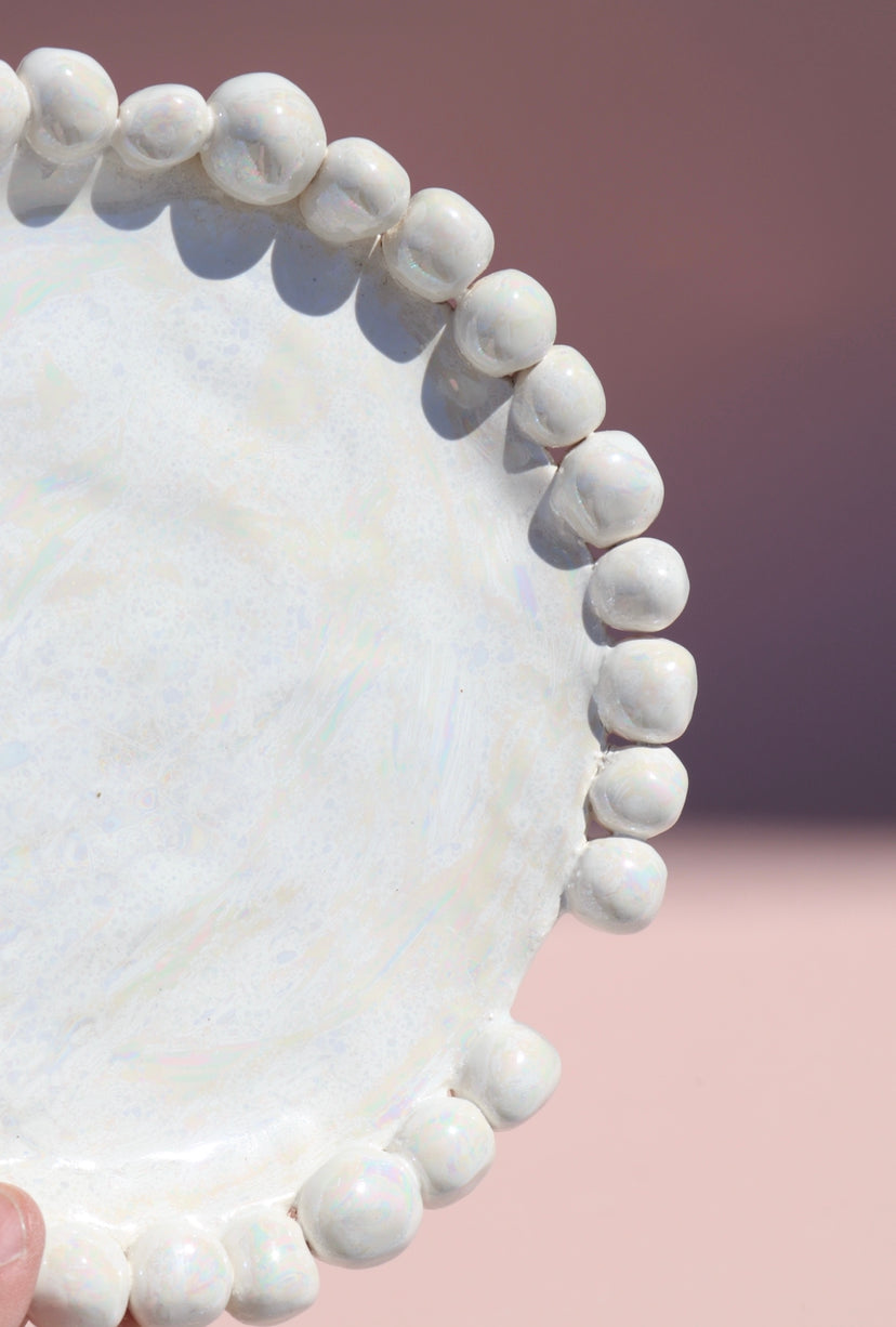 Holographic String Of Pearls Plate ~ Second