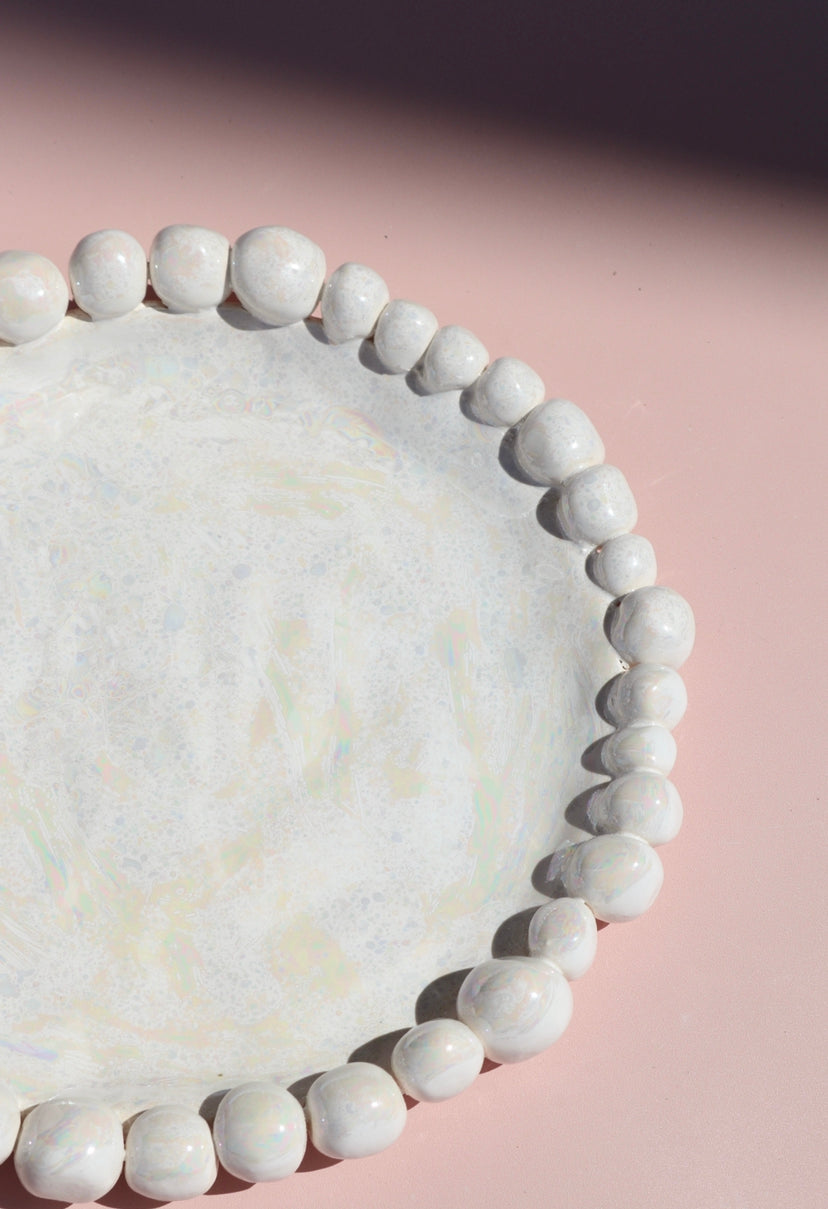 Holographic String Of Pearls Plate ~ Second