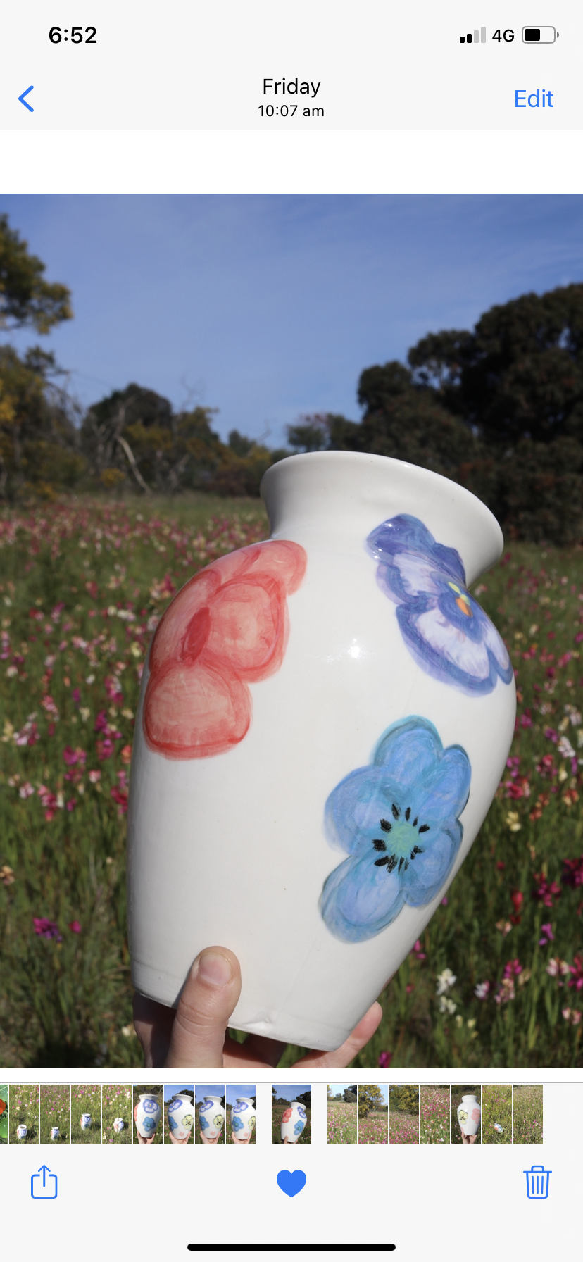 Pansy Vase